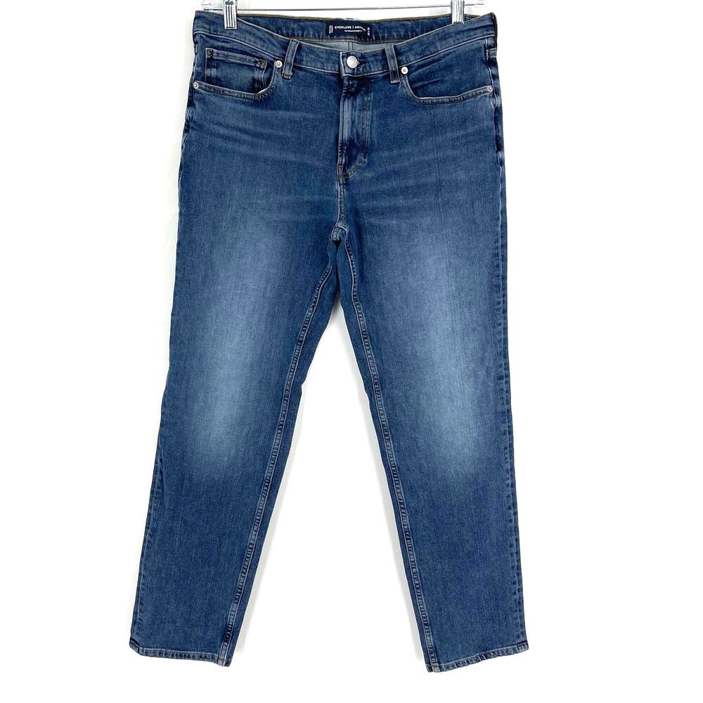 Everlane Uniform The Relaxed Straight Fit‎ Jean Men's 33x32 Blue